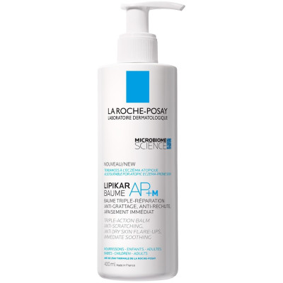 LA ROCHE-POSAY LIPIKAR BAUME AP+M успокояващ балсам за лице и тяло за суха и атопична кожа 400 мл