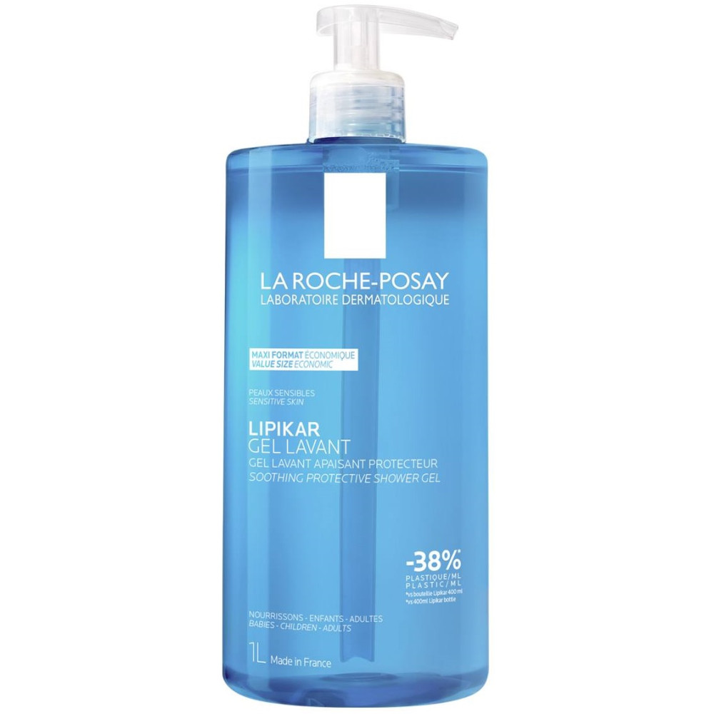LA ROCHE-POSAY LIPIKAR LAVANT успокояващ защитен душ гел за лице и тяло 1 л - Грижа за лицето и тялото LA ROCHE-POSAY LIPIKAR LAVANT успокояващ защитен душ гел за лице и тяло 1 л - Грижа за лицето и тялото