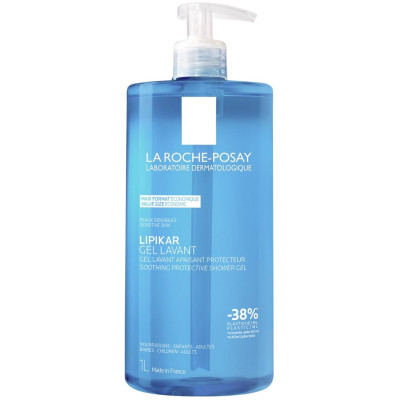 LA ROCHE-POSAY LIPIKAR LAVANT успокояващ защитен душ гел за лице и тяло 1 л