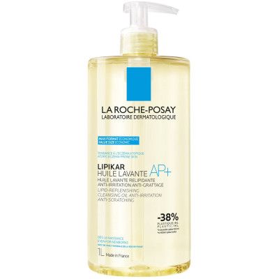 LA ROCHE-POSAY LIPIKAR NUILE LAVANTE AP+ липидовъзстановяващо измиващо олио за тяло против раздразнения и сърбеж 1 л