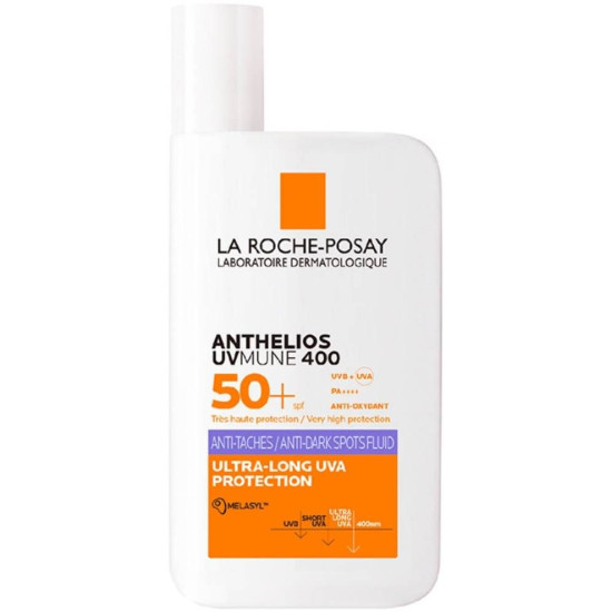 LA ROCHE-POSAY ANTHELIOS SPF50+ UVMUNE 400 ANTI-DARK SPOTS FLUID слънцезащитен флуид за лице против тъмни петна 50 мл