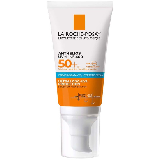 LA ROCHE-POSAY ANTHELIOS SPF50+ UVMUNE 400 слънцезащитен хидратиращ крем за лице за чувствителна кожа 50 мл