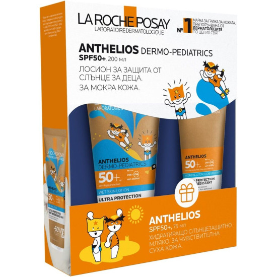 ЛАРОШ ПОЗЕ ANTHELIOS SPF50+ слънцезащитен лосион за деца 200 мл ...