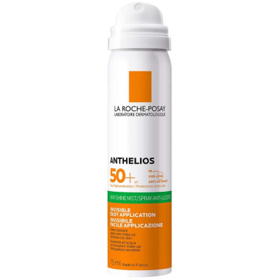 LA ROCHE-POSAY ANTHELIOS SPF50+ слънцезащитен спрей-мист за лице 75 мл
