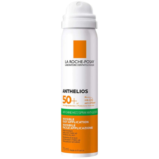 LA ROCHE-POSAY ANTHELIOS SPF50+ слънцезащитен спрей-мист за лице 75 мл