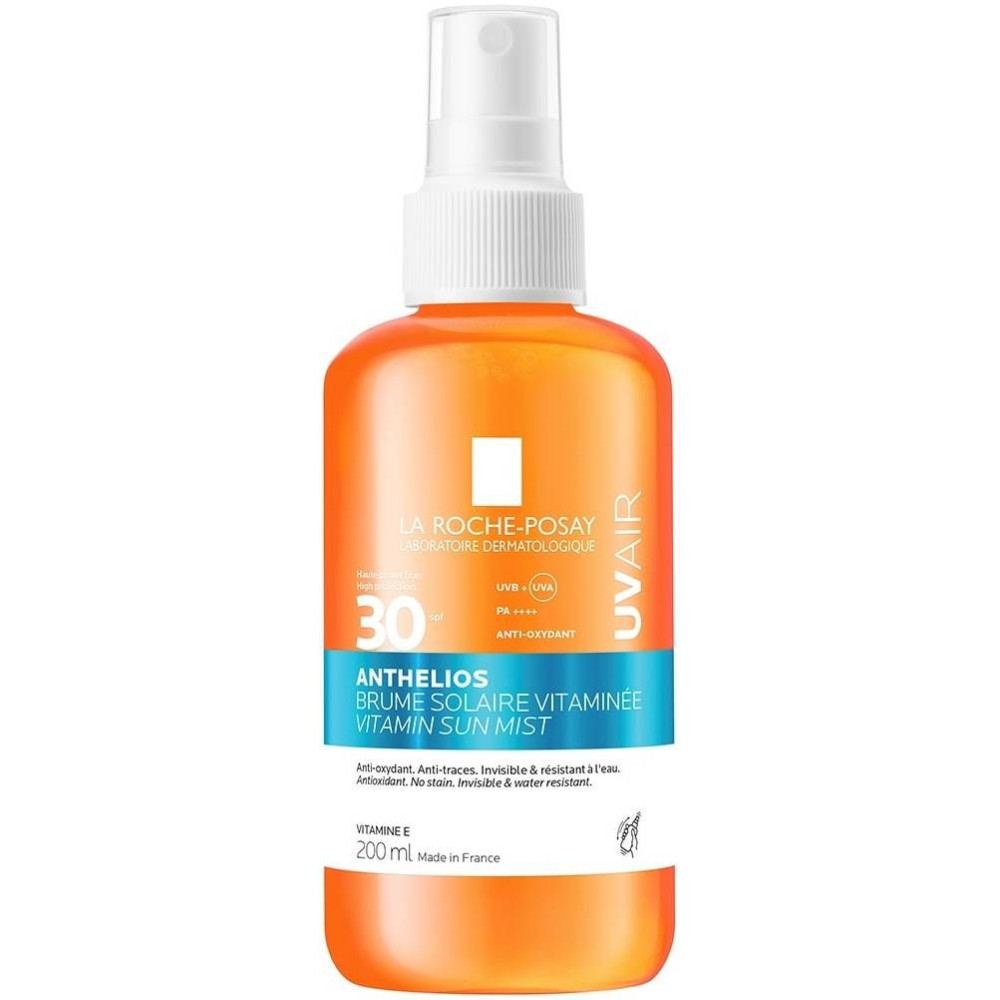 LA ROCHE-POSAY ANTHELIOS UV AIR Vitamin Sun Mist SPF30 слънцезащитен витаминен мист-спрей за лице и тяло за всеки тип кожа 200мл - Слънцезащита
