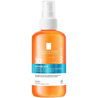 LA ROCHE-POSAY ANTHELIOS UV AIR Vitamin Sun Mist SPF30 слънцезащитен витаминен мист-спрей за лице и тяло за всеки тип кожа 200мл