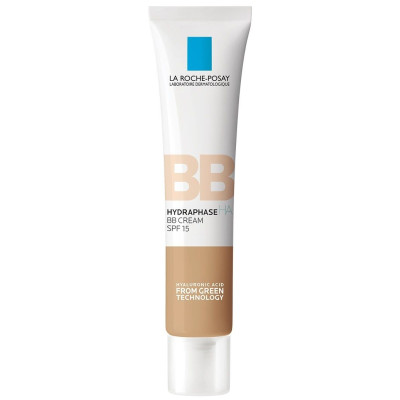 LA ROCHE-POSAY HYDRAPHASE HA BB MEDIUM SPF15 хидратиращ тониращ крем за лице за нормална и комбинирана кожа СРЕДЕН 40 мл