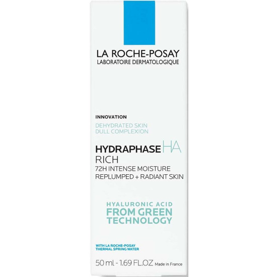 LA ROCHE-POSAY HYDRAPHASE HA RICH богат интензивно хидртатиращ крем за лице за суха кожа 50 мл