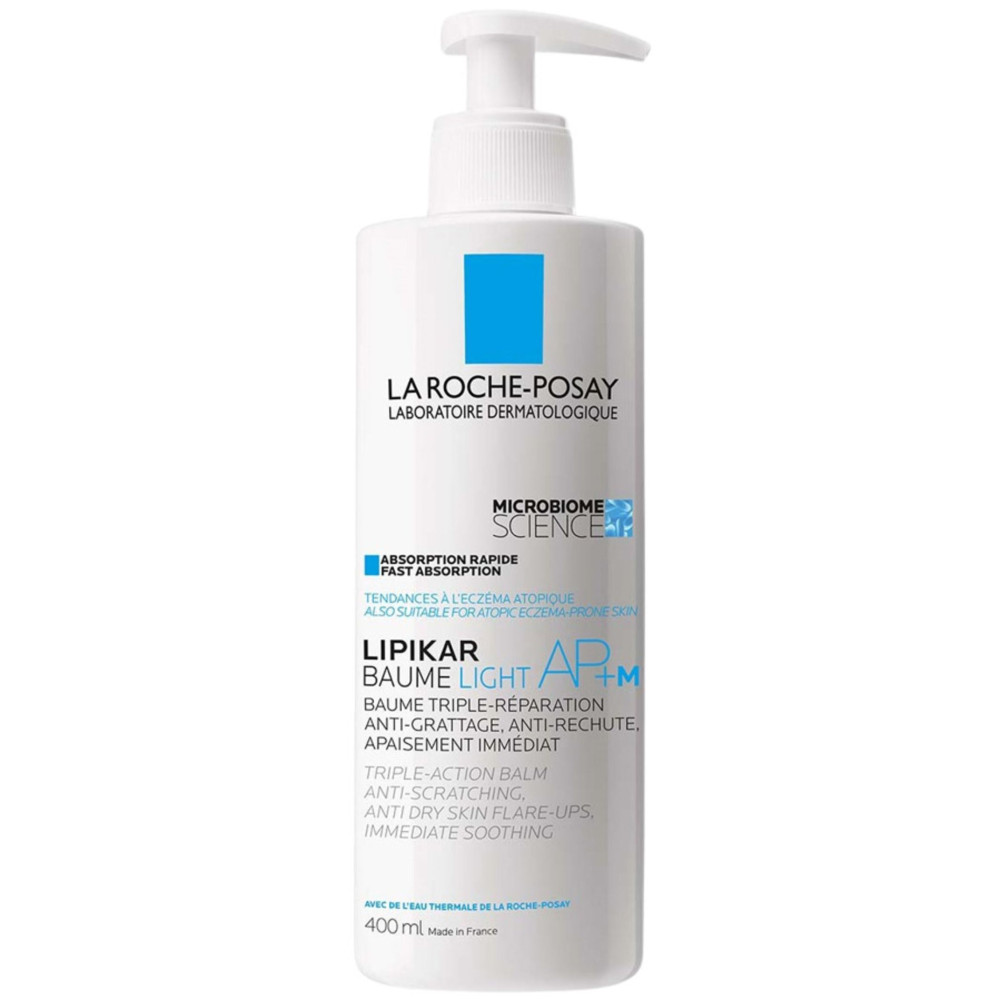 ЛАРОШ ПОЗЕ LIPIKAR BAUM LIGHT AP+M възстановяващ балсам за суха кожа 400 мл - Грижа за лицето и тялото