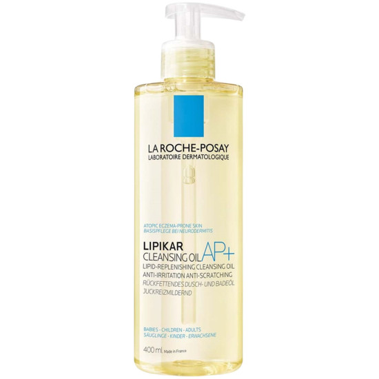 LA ROCHE-POSAY LIPIKAR HUILE LAVANTE АР+ липидовъзстановяващо измиващо олио за лице и тяло против раздразнения и сърбеж 400 мл