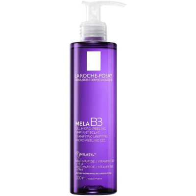 LA ROCHE-POSAY MELA B3 GEL MICRO-PEELING почистващ гел микропилинг за лице против тъмни петна 200 мл
