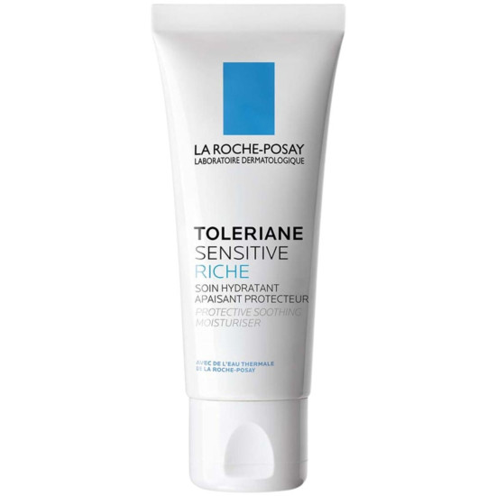 LA ROCHE-POSAY TOLERIANE SENSITIVE RICH успокояващ защитен крем за лице за суха чувствителна кожа 40 мл