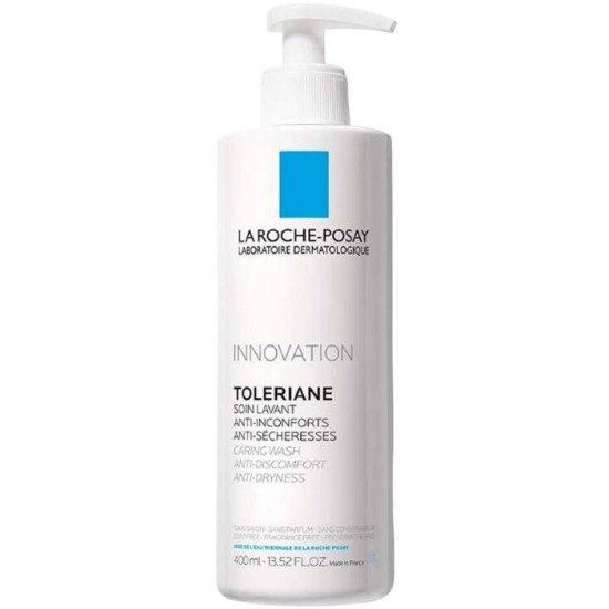 LA ROCHE-POSAY TOLERIANE CARING WASH ежедневен деликатен почистващ крем за лице за чувствителна кожа 400 мл