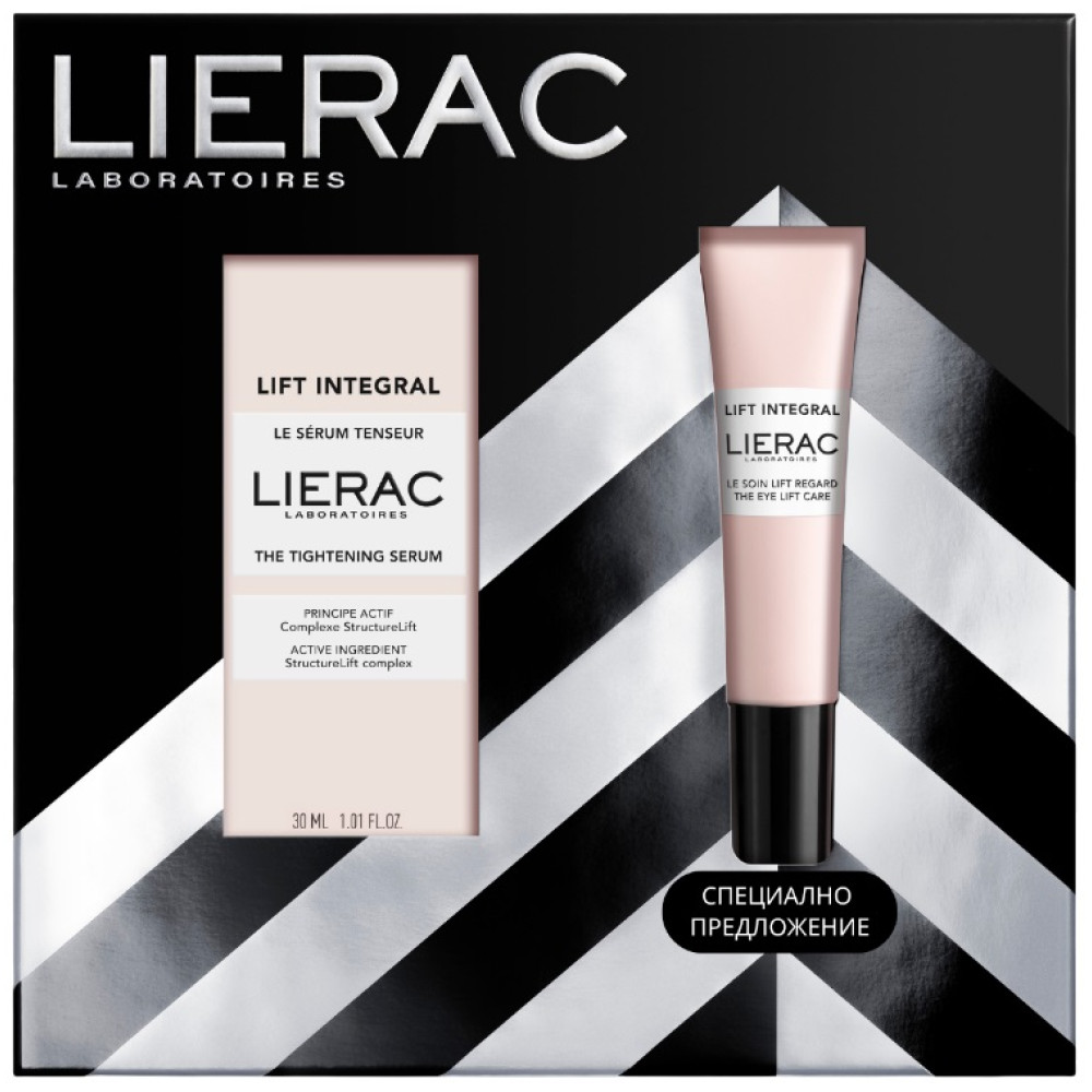 LIERAC LIFT INTEGRAL КОМПЛЕКТ лифтинг серум за лице за всеки тип кожа 30 мл + околоочен лифтинг крем 15 мл - Грижа за лицето LIERAC LIFT INTEGRAL КОМПЛЕКТ лифтинг серум за лице за всеки тип кожа 30 мл + околоочен лифтинг крем 15 мл - Грижа за лицето