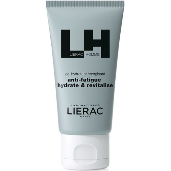 LIERAC HOMME Energizing Moisturizing Gel енергизиращ и хидратиращ анти-ейдж гел-крем за лице и очи за мъже 50 мл