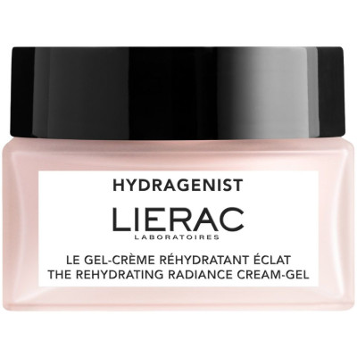 LIERAC HYDRAGENIST рехидратиращ озаряващ матиращ гел-крем за лице за нормална към мазна кожа 50 мл