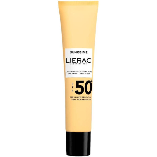 LIERAC SUNISSIME SOLAIRE VISAGE SPF50+ кадифен слънцезащитен флуид за лице 40 мл