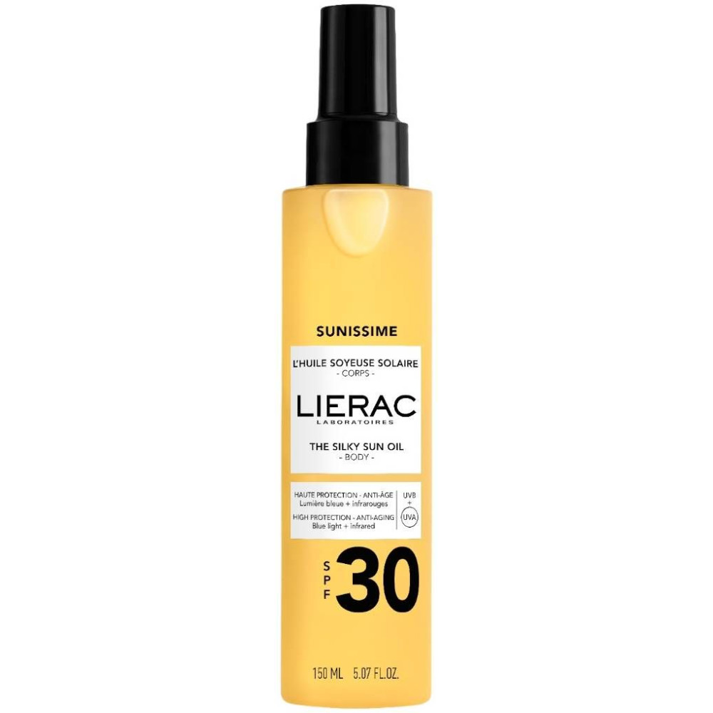 ЛИЕРАК SUNISSIME L'NUILE SOYEUSE SOLAIRE CORPS SPF30 копринено слънцезащитно олио за тяло 150 мл - Слънцезащита