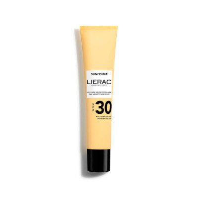 ЛИЕРАК SUNISSIME SOLAIRE VISAGE SPF30 кадифен слънцезащитен флуид за лице 40 мл