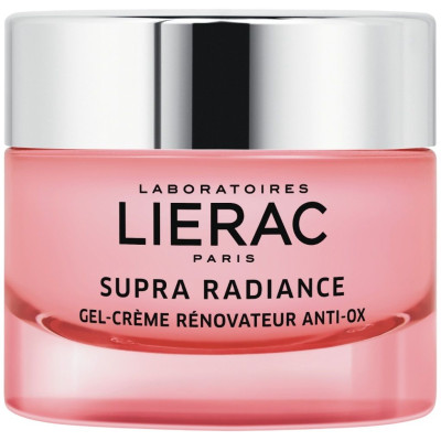 LIERAC SUPRA RADIANCE възстановяващ озаряващ антиоксидантен гел-крем за лице за нормална и комбинирана кожа 50 мл