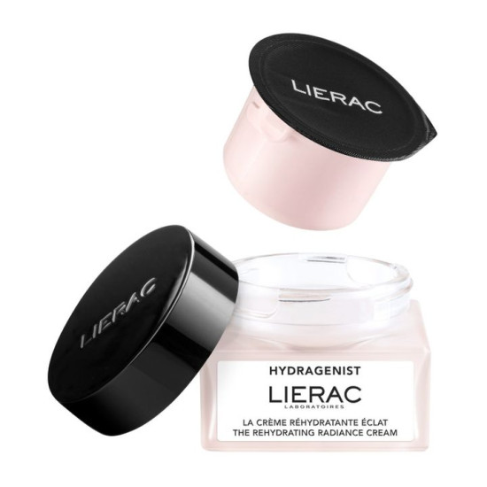 LIERAC HYDRAGENIST рехидратиращ озаряващ крем за лице за нормална към суха кожа 50 мл Пълнител