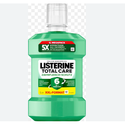 ЛИСТЕРИН вода за уста TOTAL CARE GUM PROTECT 1 л