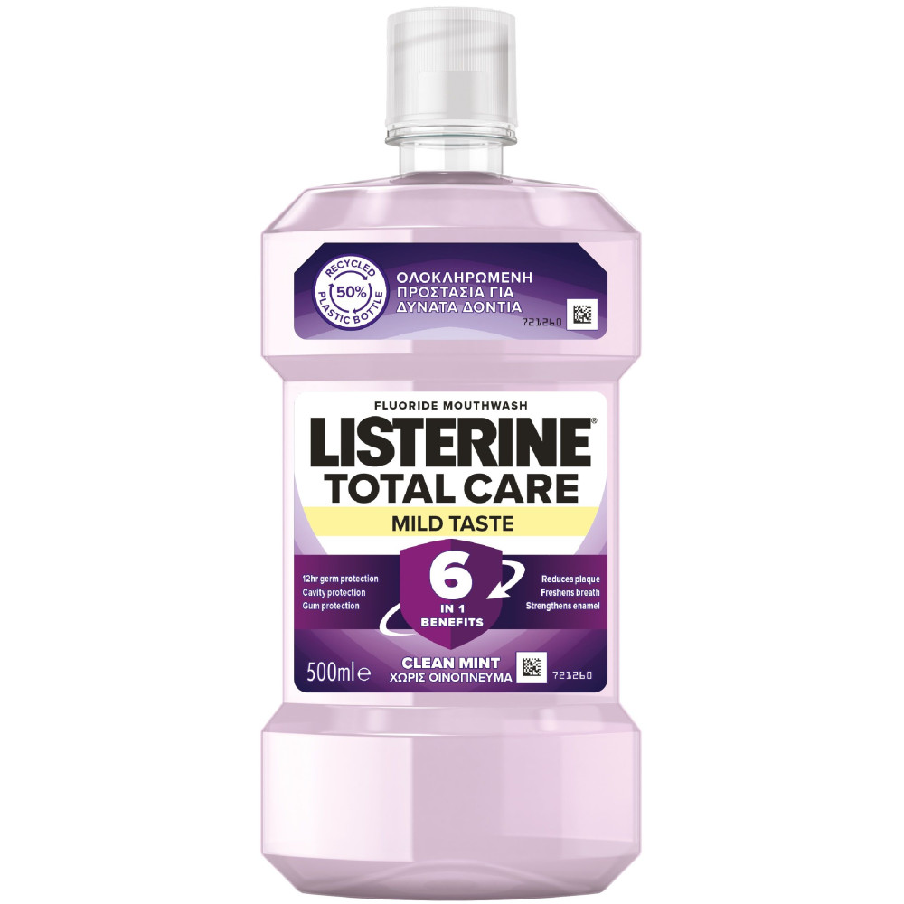 Listerine Total Care Zero вода за уста мултифункционална с аромат на мента 500мл. -