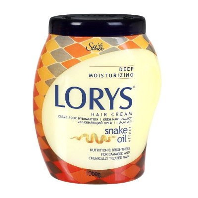 LORYS HAIR CREAM KERATIN SNAKE OIL крем маска ПОДХРАНВАНЕ И БЛЯСЪК със змийско масло за увредена и третирана коса 1000 г