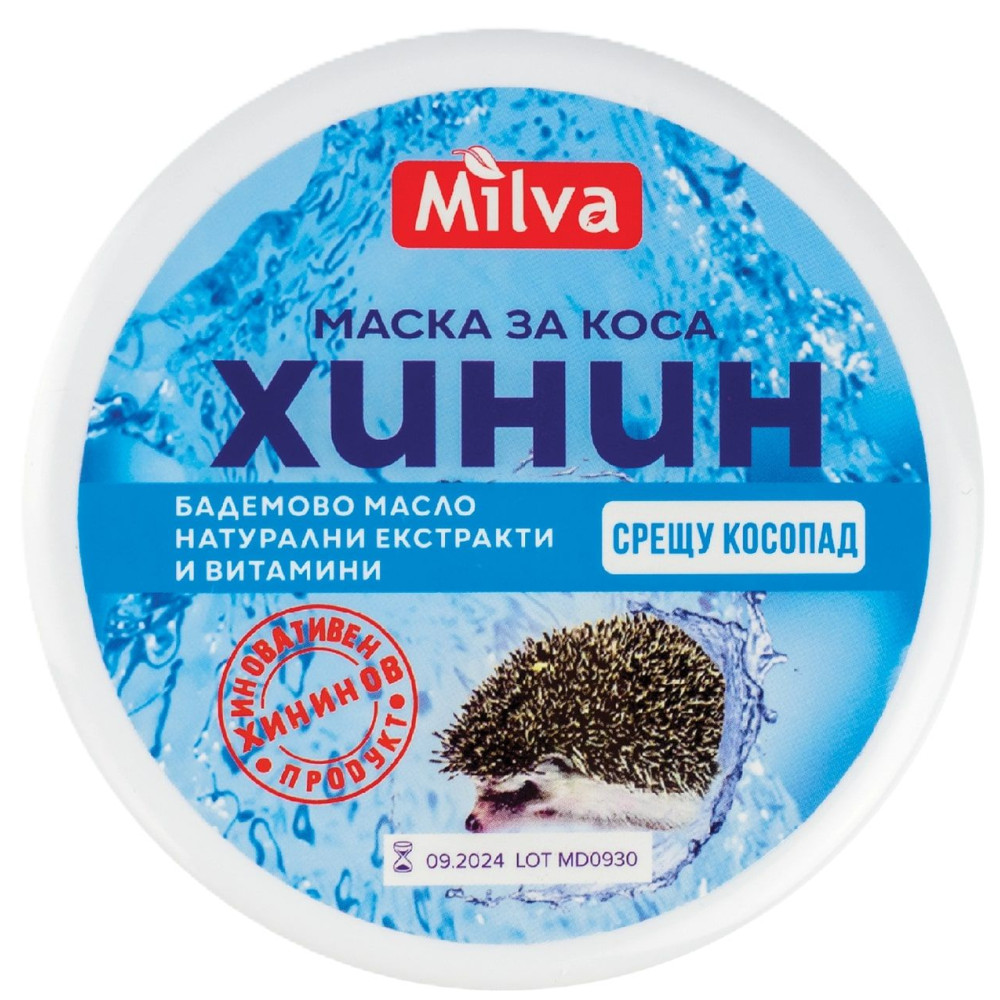 МИЛВА ХИНИН маска за коса срещу косопад 250 мл