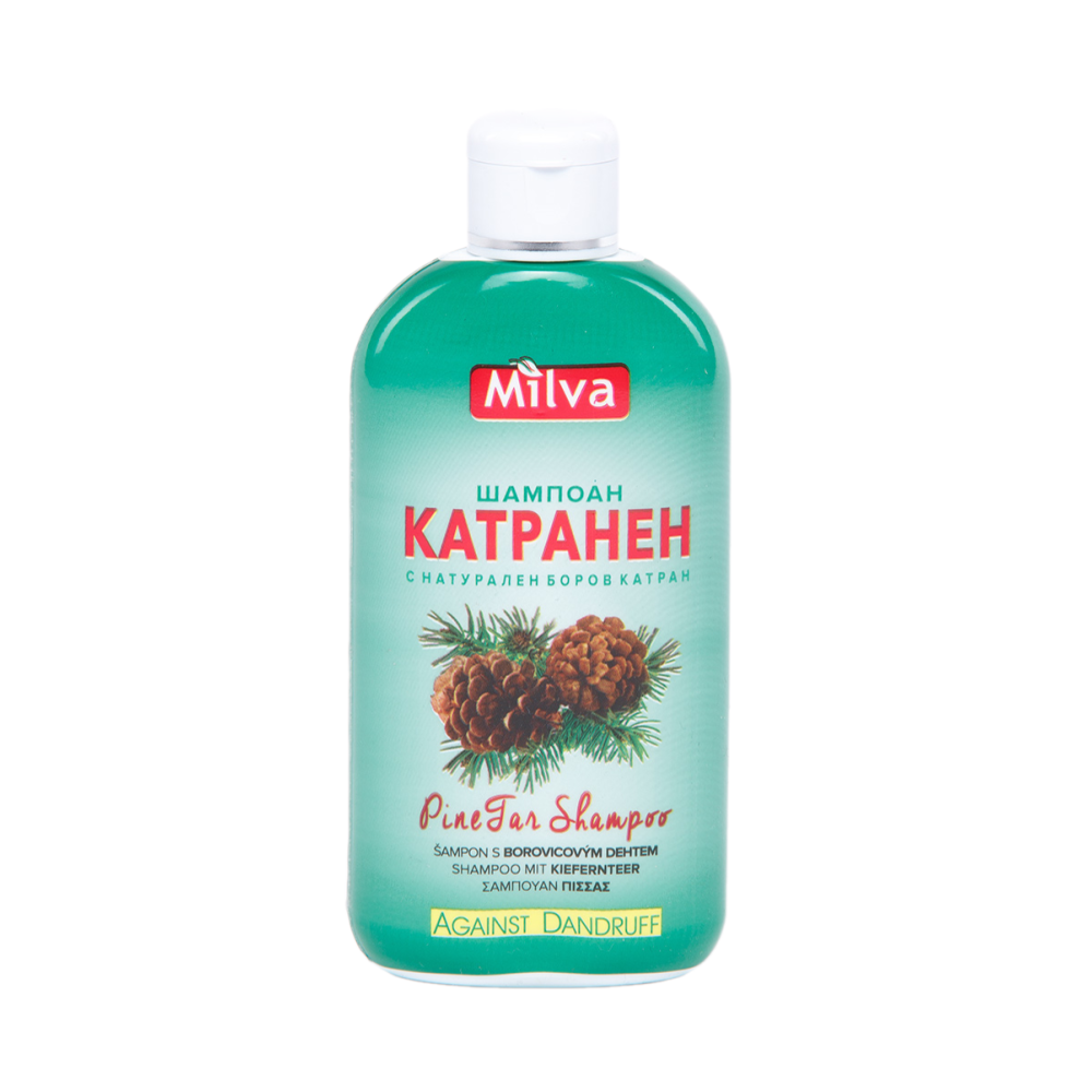 Milva Shampoo with tar 200 ml / Милва Шампоан с катран 200 мл - Шампоани