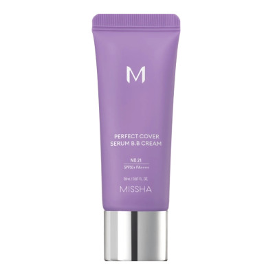 МИША PERFECT COVER SERUM BB CREAM №21 LIGHT BEIGE крем със серум за лице 20 мл