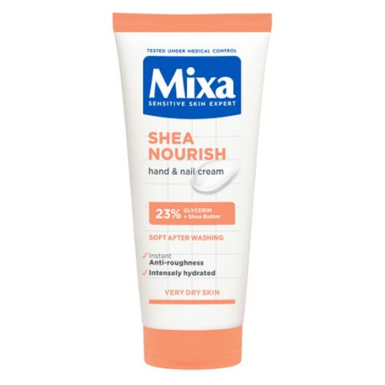 MIXA SHEA NOURISH HAND CREAM интензивно подхранващ крем за ръце и нокти за много суха кожа 100 мл