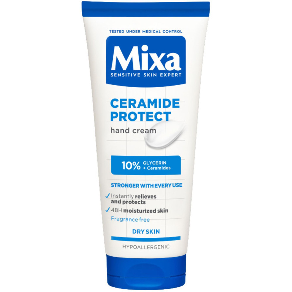 MIXA CERAMIDE PROTECT крем за ръце със серамиди за защита на кожната бариера за суха и чувствителна кожа 100 мл