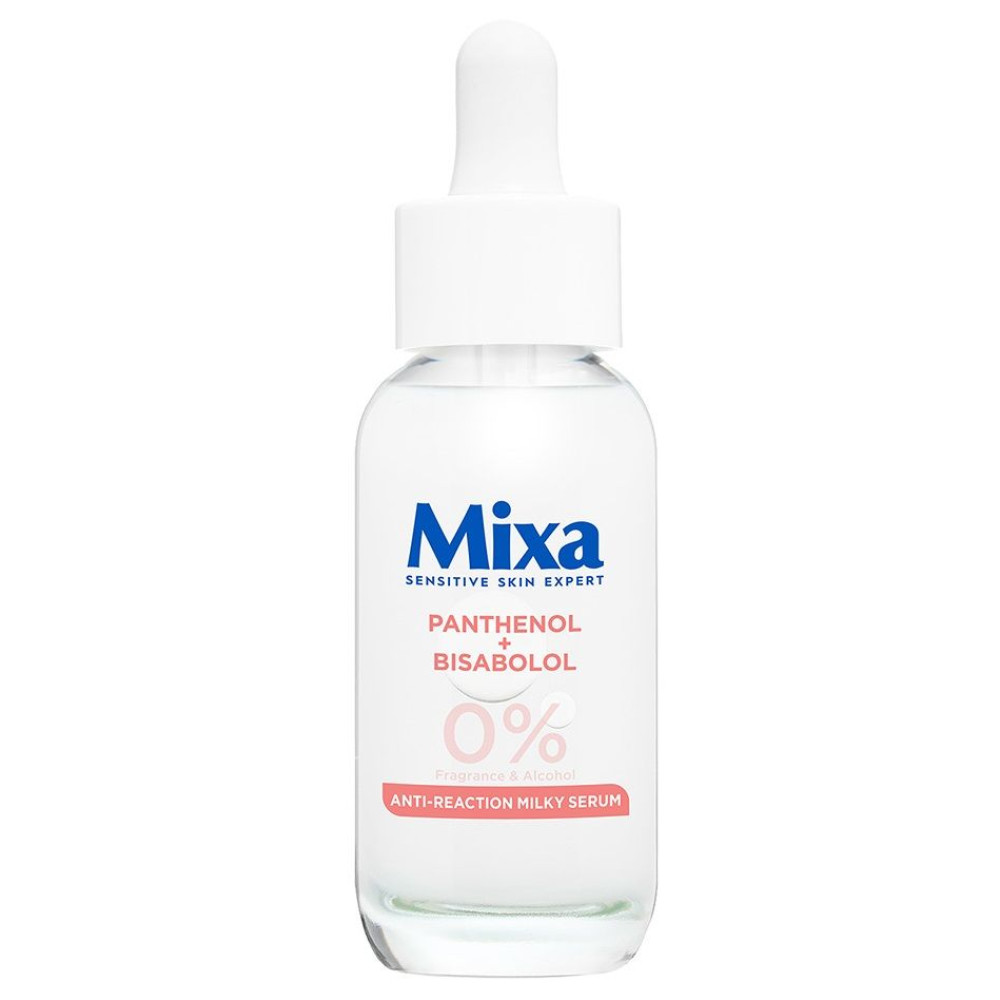 MIXA ANTI REACTION успокояващ серум за лице за реактивна кожа, с пантенол и бизаболол 30 мл - Грижа за лицето