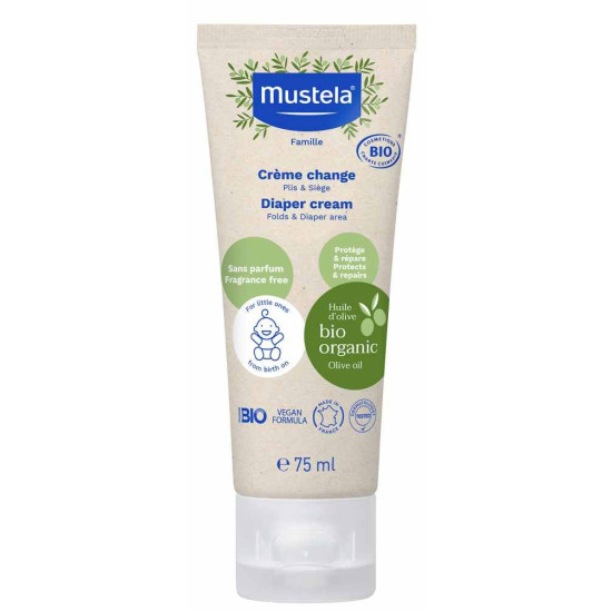 MUSTELA BIO ORGANIC Diaper Cream крем против подсичане 75 мл