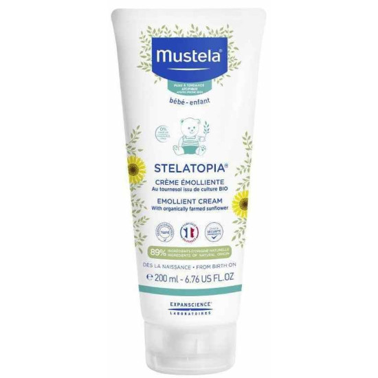 МУСТЕЛА STELATOPIA EMOLLIENT CREAM емолиентен крем за атопична кожа 200 мл