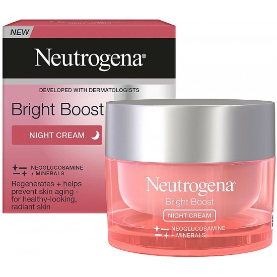 NEUTROGENA BRIGHT BOOST Night Cream озаряващ нощен крем за лице за всеки тип кожа 50 мл