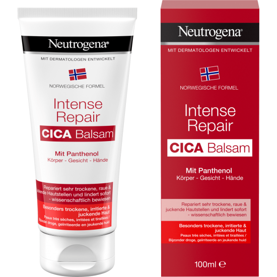 НЮТРОДЖИНА INTENSE REPAIR CICA BAUME възстановяващ балсам за лице, тяло и ръце 100 мл