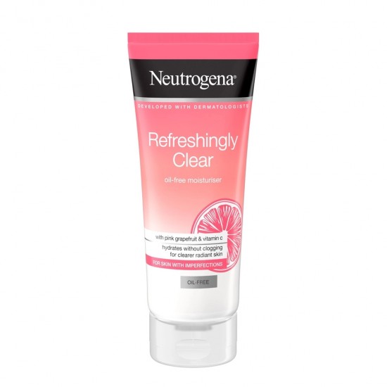 NEUTROGENA REFRESHINGLY CLEAR Oil-Free Moisturiser крем хидратант за лице за суха кожа склонна към несъвършенства 50 мл