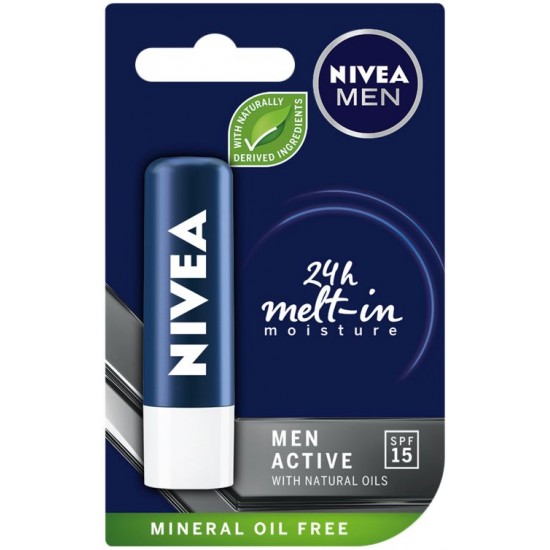 NIVEA MEN ACTIVE CARE балсам за устни за мъже 4.8 г