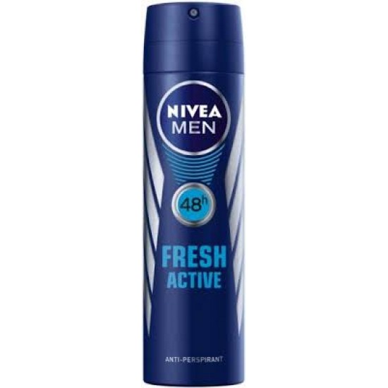 ᐉ НИВЕА FOR MEN спрей FRESH ACTIVE + 33%