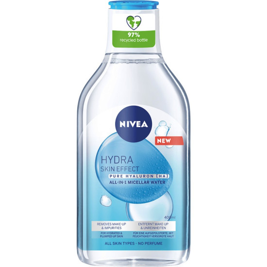 NIVEA HYDRA SKIN EFFECT мицеларна вода 400 мл