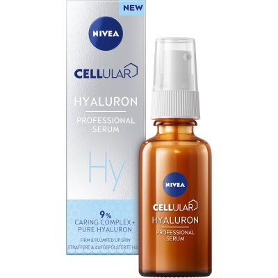 НИВЕА HYALURON PROFESSIONAL SERUM хидратиращ серум за лице против бръчки 30 мл