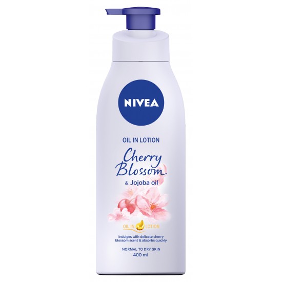 НИВЕА CHERRY BLOSSOM & JOJOBA лосион за тяло с аромат на черешов цвят и жожоба 400 мл