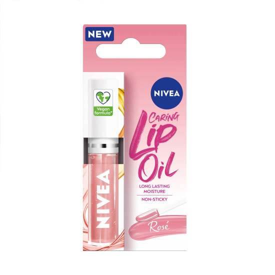 НИВЕА LIP OIL гланц за устни роза 4.8 гр