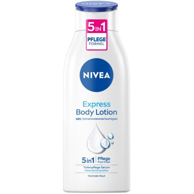 НИВЕА EXPRESS BODY LOTION 5в1 лосион за тяло с дълбоко подхранващ серум за пълноценна грижа 400 мл