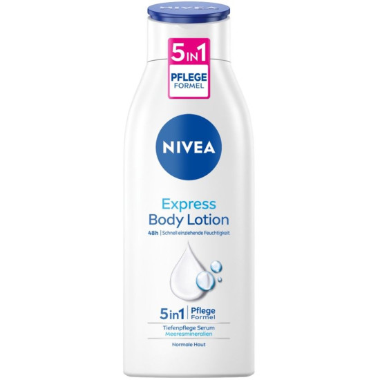 НИВЕА EXPRESS BODY LOTION 5в1 лосион за тяло с дълбоко подхранващ серум за пълноценна грижа 400 мл
