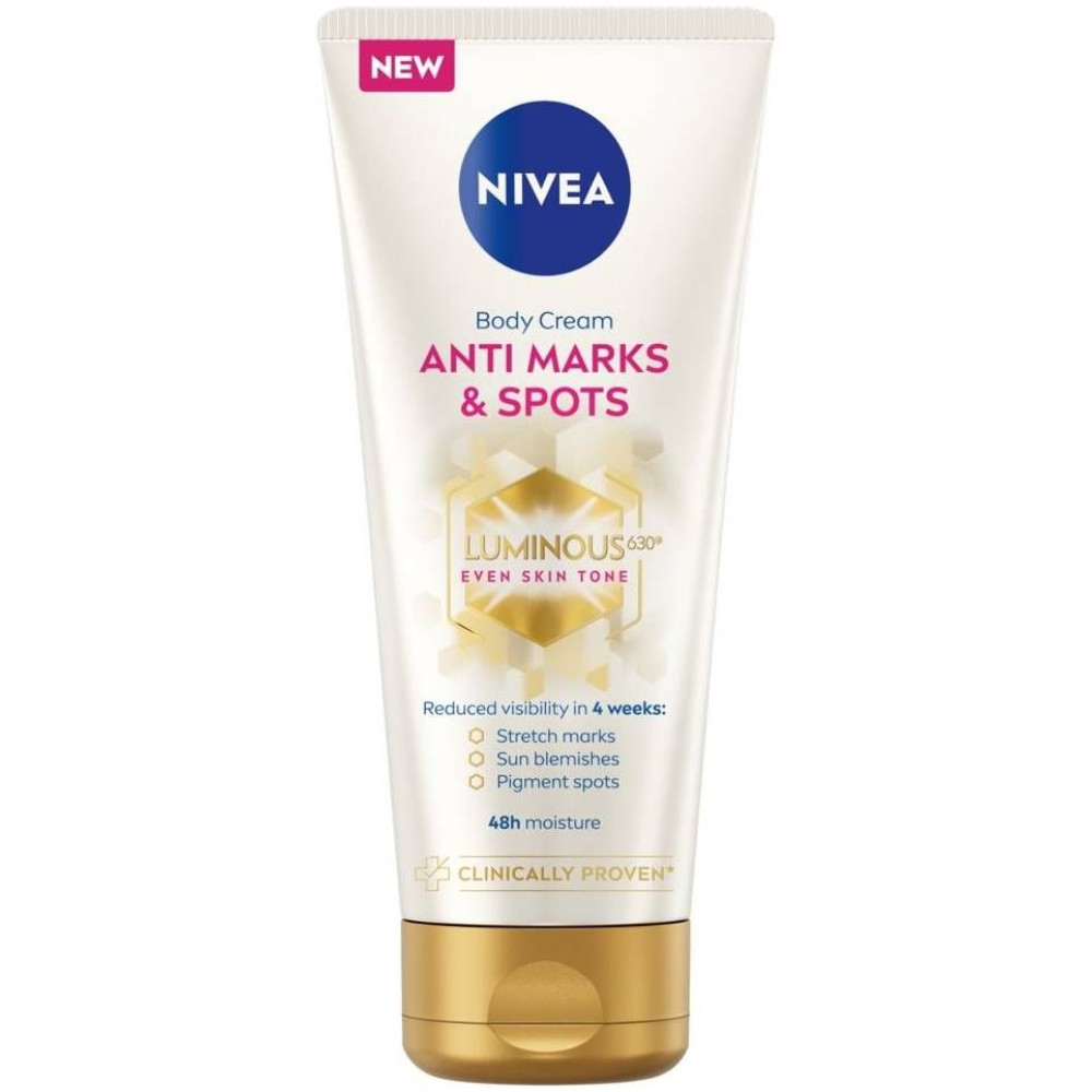 НИВЕА LUMINOUS ANTI STRECH MARKS & ANTI SPOTS лосион за тяло против стрии и пигментни петна 200 мл - Грижа за тялото НИВЕА LUMINOUS ANTI STRECH MARKS & ANTI SPOTS лосион за тяло против стрии и пигментни петна 200 мл - Грижа за тялото