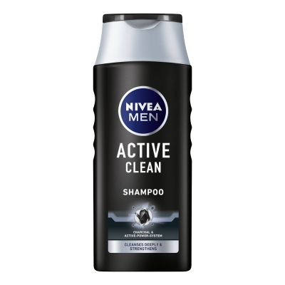 НИВЕА MEN ACTIVE CLEAN шампоан за мъже с активен въглен 400 мл